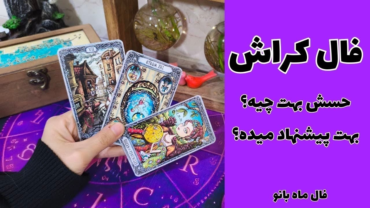 فال کراش-حسش بهت چیه؟بهت پیشنهاد میده؟🔮فال ماه بانو