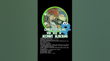 XSS Cookie Stealing & Account Hijacking #xss #cookie #ethicalhacking