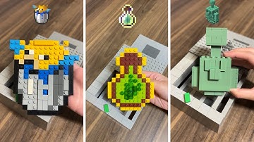 Crafting Impossible Minecraft items BUT Lego!