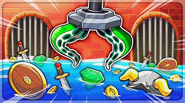 I Use A TENTACLE Claw Machine To GRAB Everything in Dungeon Clawler