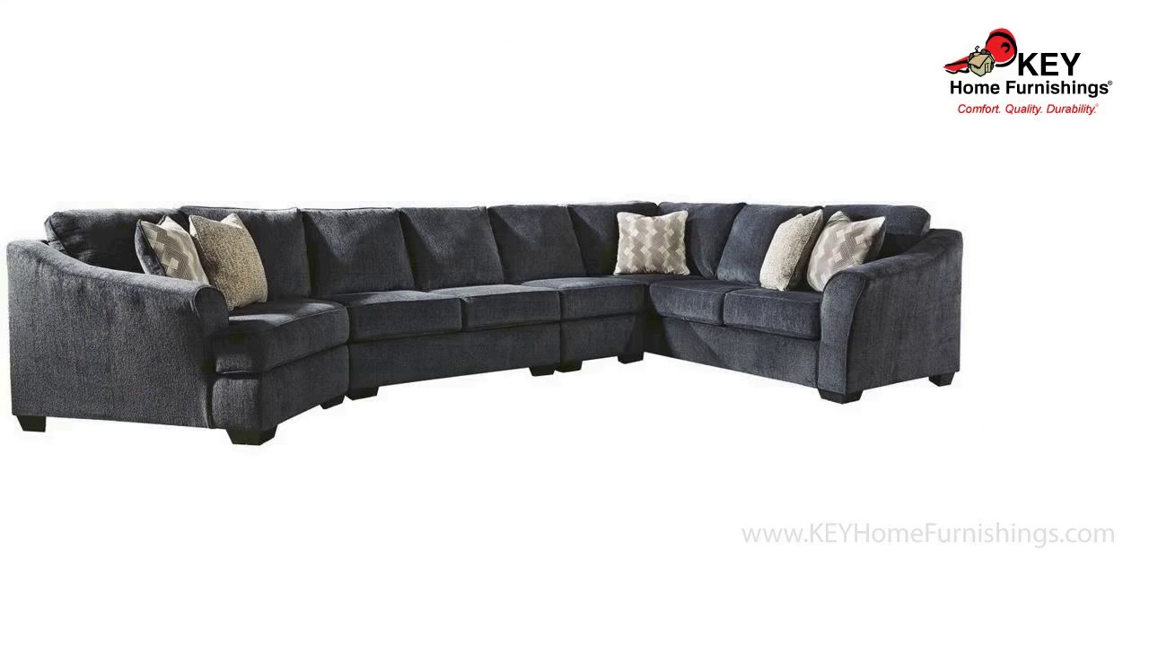Ashley Eltmann 4 Piece Sectional 41303L4 | KEY Home - YouTube