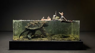Alligator Snapping Turtle Resin Diorama | Testing the new (unreleased) Anycubic Photon Ultra!