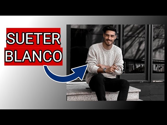 Natura Pegajoso patrulla ✓Como VESTIR Y COMBINAR un SUETER (sweater) de color blanco... - YouTube