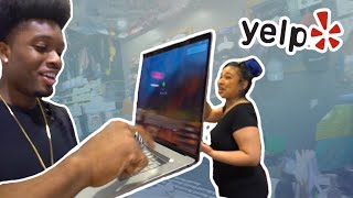 THREATNING MALL EMPLOYEES WITH BAD REVIEWS EXPOSED