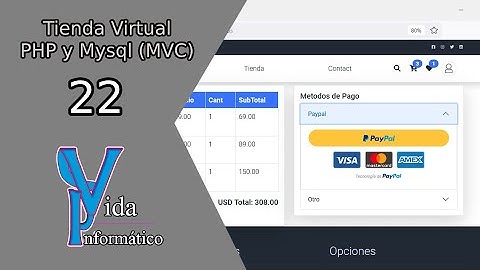 22 Tienda virtual con PHP y MySQL - Registrar detalles del pedido