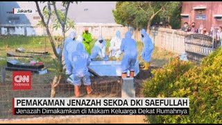 Pemakaman Jenazah Sekda DKI Jakarta Saefullah