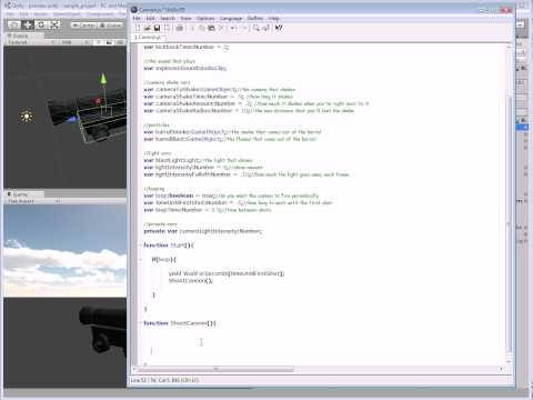 Making a Unity 3d Cannon w/iTween (1)