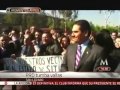 'Tumban' ciudadanos y perredistas vallas en San Lázaro, por inconformidad.