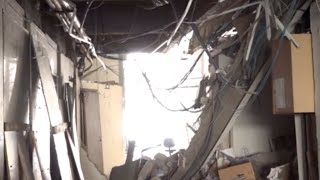 الأو تي في داخل مبنى كهرباء لبنان: نكبة دمار فوق نكبة انقطاع التيار
