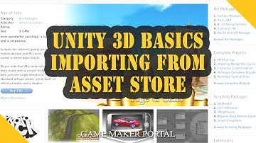 Unity 3D Basics: Importing from Asset Store