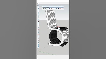Designing the Modern Chair in SketchUp with the Fredo6 plugin!