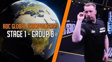 The ADC Global Championships - Group 8🌍🏆 | LIVE DARTS