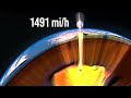 What If a Tungsten Ball Hits the Volcano at the Speed 131,000 ft/sec?