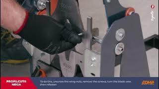 PROFILCUT® MEGA | Guillotine for metal profiles up to 100 mm wide - Ref. : 065855