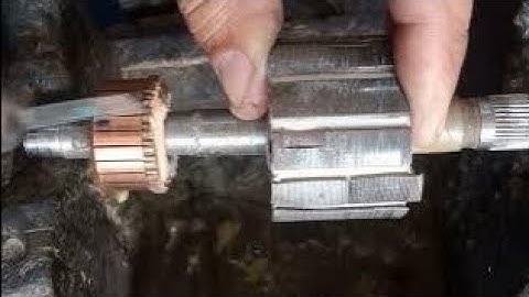 Armature commutator Test Short Circuit , complete video