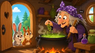 🌙 Хатинка на курячих ніжках | Казка Українською Мовою Надобраніч 🌲 💤