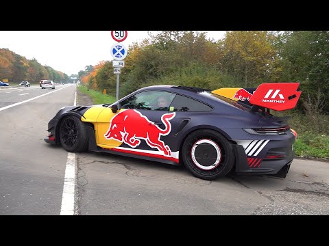 Modified Porsche 992 GT3 RS Leaving Nurburgring Tankstelle - Best of 2026!