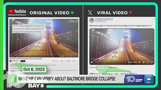VERIFY: No, this video doesn’t show an ‘alternate angle’ of Francis Scott Key Bridge collapse