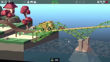 [Poly Bridge 2]5-7 Passing By SOLUTION