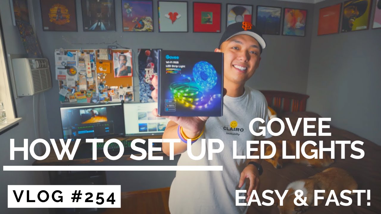 How To Install GOVEE LED Light Strips - EASY & FAST! - YouTube