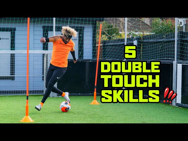 5 DOUBLE TOUCH SKILLS TO HUMILIATE DEFENDERS! 🤪 | KitLab class=