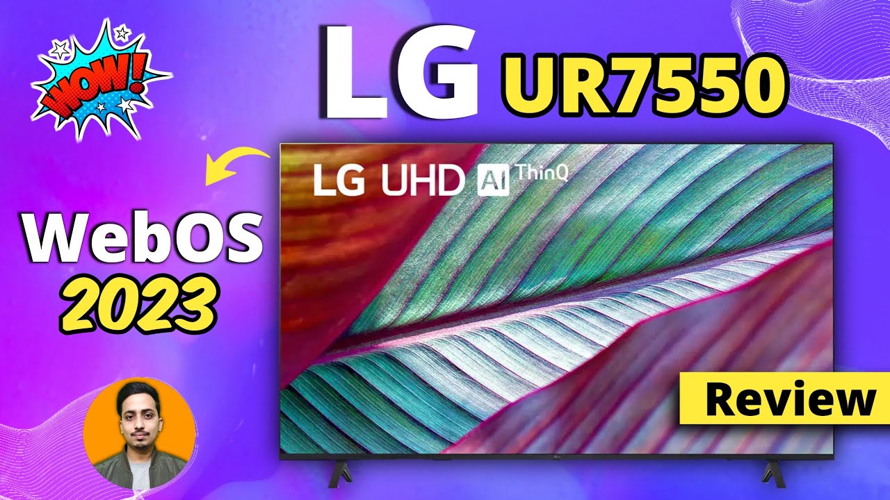 LG LG UHD AI ThinQ 43'' UP75 4K Smart TV, α5 AI Processor