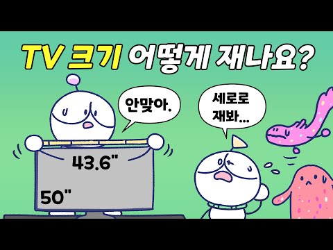   TV의 크기는 어떻게 재는 걸까 TV 규격이 인치 인 이유