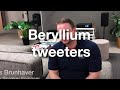 Beryllium tweeters