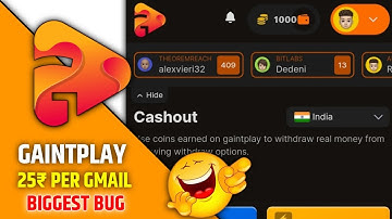 Gaintplay App Task Bypass || Gaintplay App Coin adder Instant Payment 2023 ||