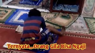Viral, ODGJ Baca Al-Qur'an Didalam Masjid