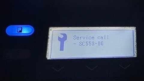 Service call - SC553-00 |Richo MP 2014D |Richo printer | Memory crash error|Printer Troubleshooting|
