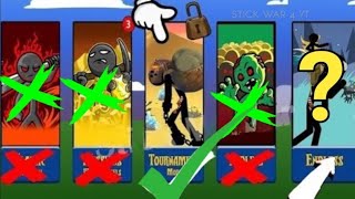 UNLOCK NEW BOSS ZOMBIE APPEAR FULL POWER TOURNAMENT | HACK STICK WAR LEGACY
