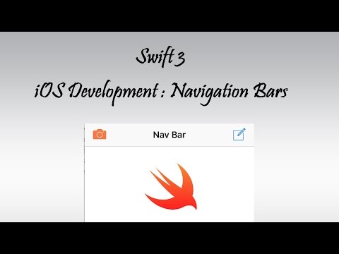 Swift 3 iOS Development :  Navigation Bars