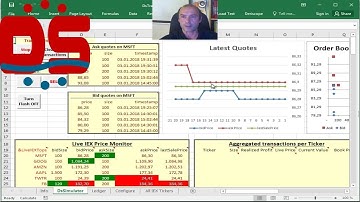 Real Time Trading Simulator using live stock prices from IEX v2