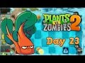 Plants vs Zombies 2 Frostbite Caves Day 23 Walkthrough