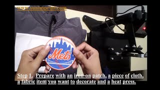 How to use MLB iron-on patch and morale patch?