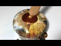 Wow prizm pour blooms compilation acrylic pouring art satisfying painting diy bloom technique