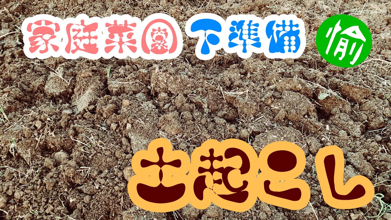 動画で家庭菜園21 ひたすら土起こし 畑の大事な下準備 Syu Channel 21 3 3 Youtube