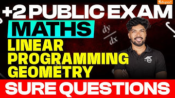 Plus Two Maths | Important Questions | Linear Programming | Public Exam 2025 | Eduport Plus Two