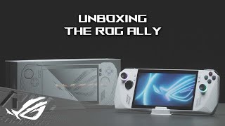 Asus Rog Ally travel case, unboxing