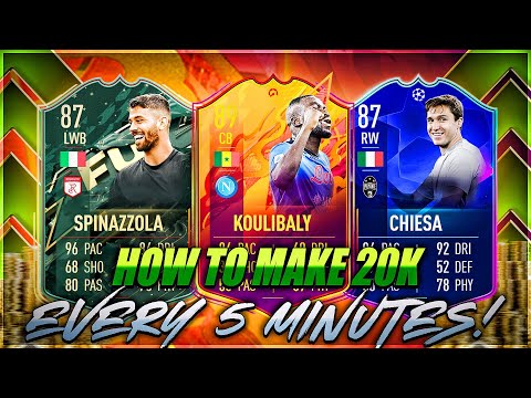 20K EVERY 5 MINS FIFA 22 BEST TRADING METHODS (FIFA 22 SNIPING FILTERS & FLIPPING)