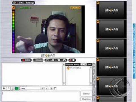 Recording Stickam Window