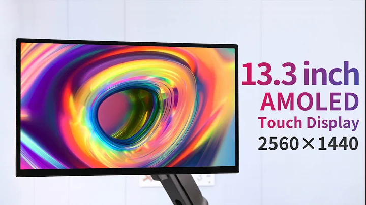 Waveshare 13.3inch 2K AMOLED Touch Display, 2560×1440, HDMI/Type-C Interface, for Raspberry Pi etc.