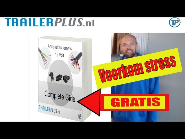 AANSLUITSCHEMA'S 12V, 7 POLIGE STEKKER, 13 POLIGE STEKKER, VERLICHTING AANHANGER AANSLUITEN (2021)
