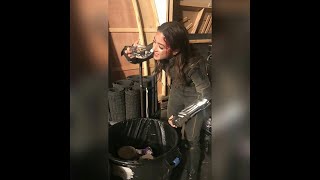 Chloe bennet on set Agents of shield season 5 #127