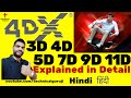 [Hindi] 3D, 4D, 5D, 7D, 9D, 11D Explained in Detail | 4Dx is Amazing