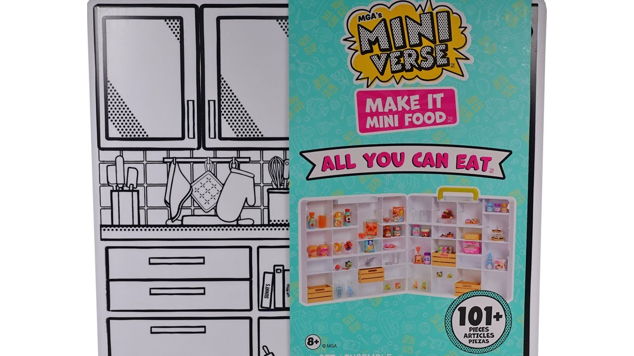 MGA s Miniverse Make it Mini Foods All you can Eat