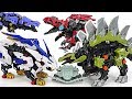 Zoids Wild ZW15 beast Awakening Wild Liger VS ZW14 dinosaur Stegosage! #DuDuPopTOY