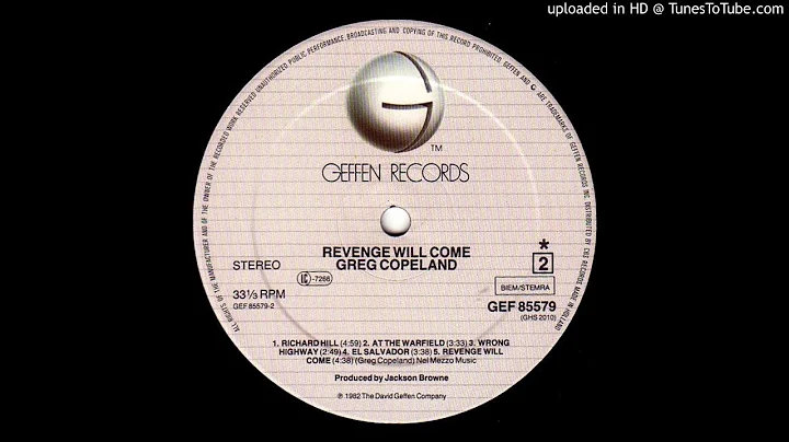Greg Copeland - Revenge Will Come 1982