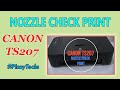 CANON TS207 | Nozzle Check Print | How To Determine if Your Print has Lacking Color | PinoyTechs